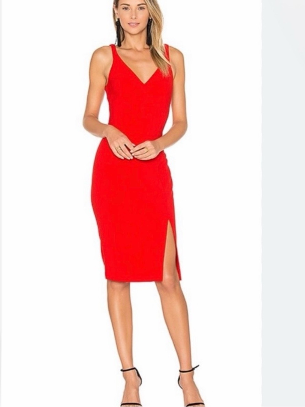 Likely Elisas Midi Dress Red Size 4